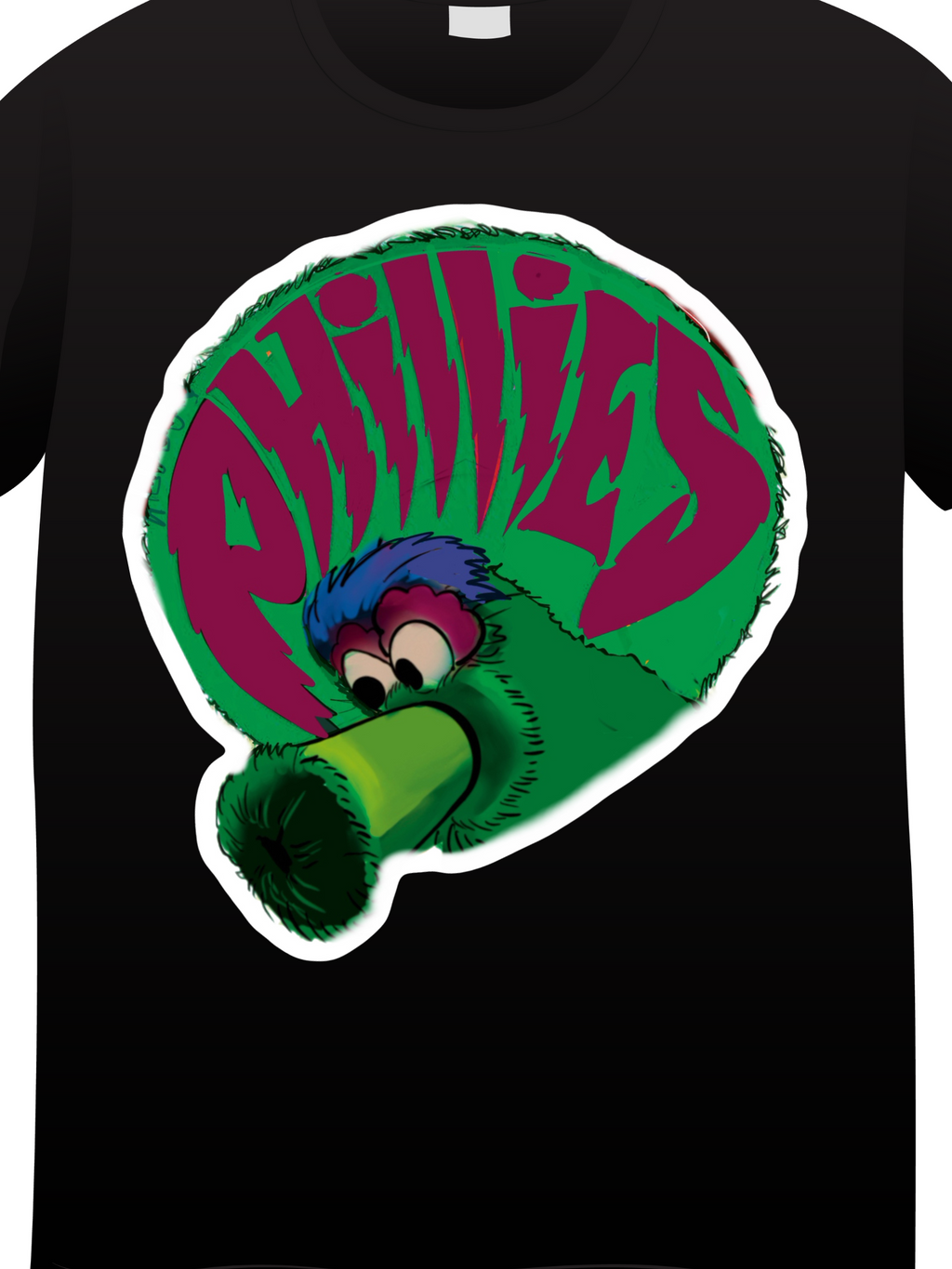 Philly Phanatic Graphic Tee – Vintage Style Afro Shirt