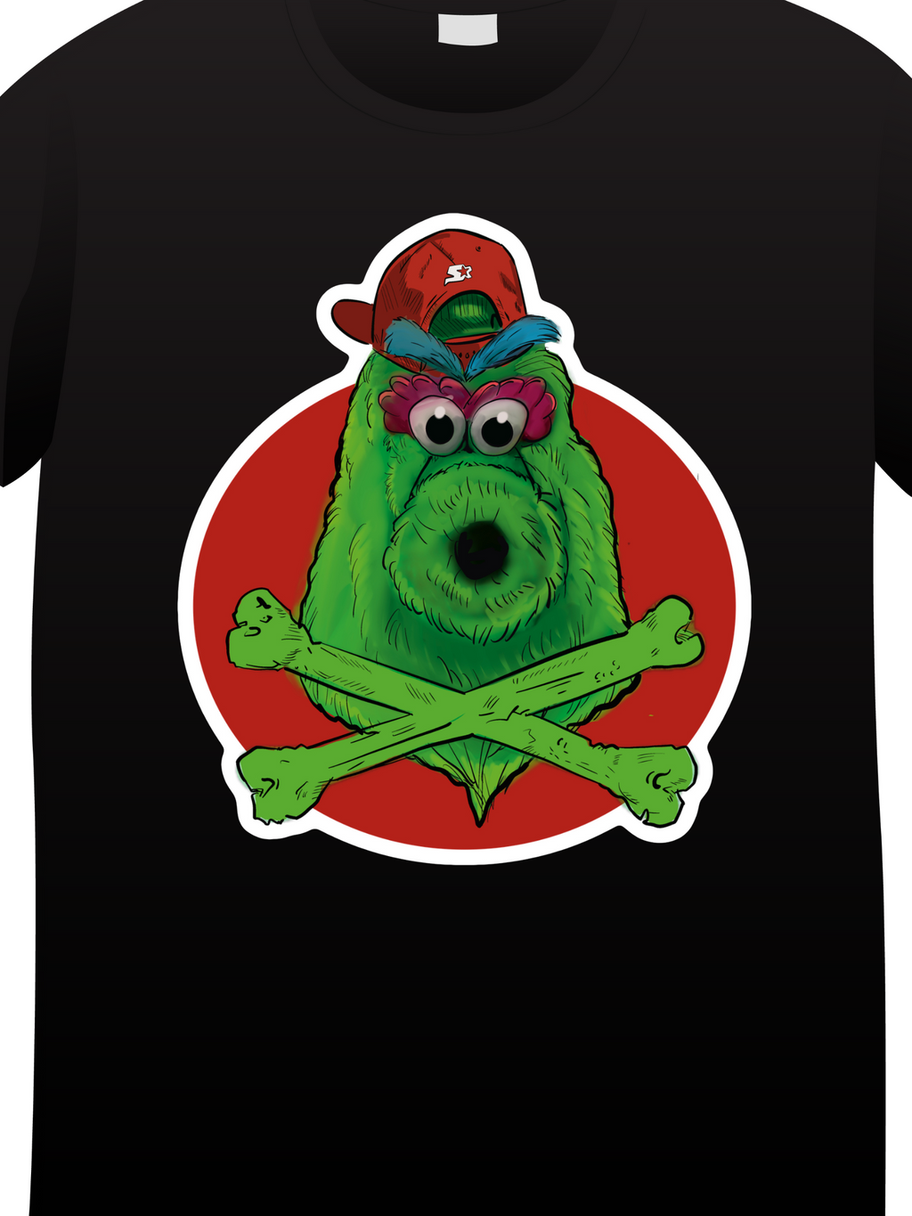 Philadelphia Mascot Crossbones T-shirt