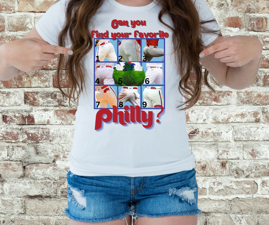 Philadelphia Phillies Finder woman's t-shirt