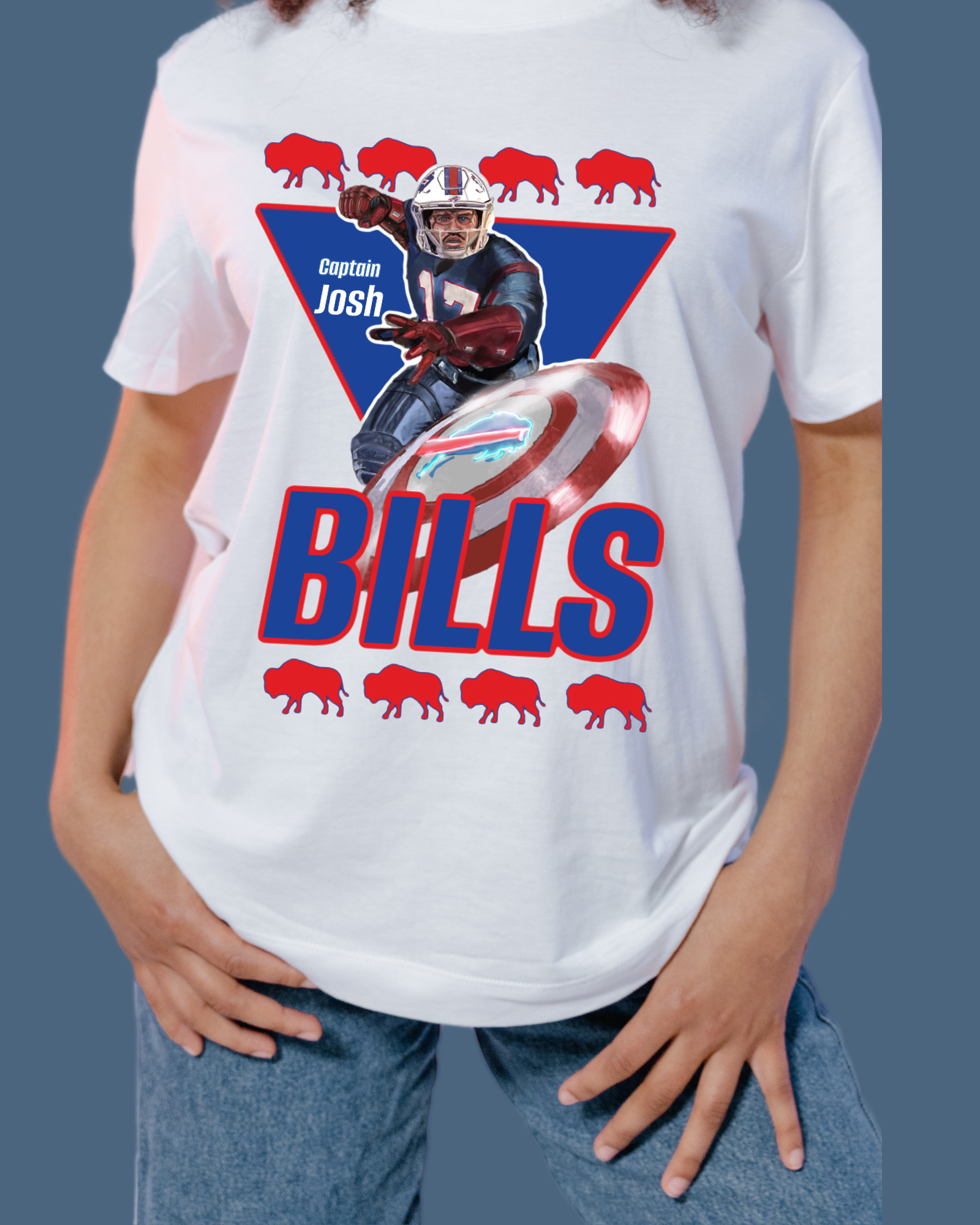 Buffalo Football Josh Allen Vs. 2 T-shirt
