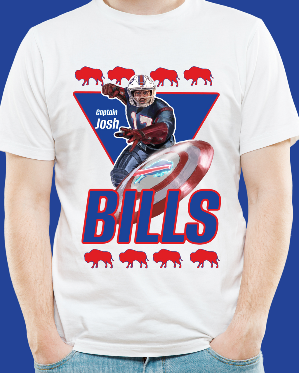Buffalo Football Josh Allen Vs. 2 T-shirt