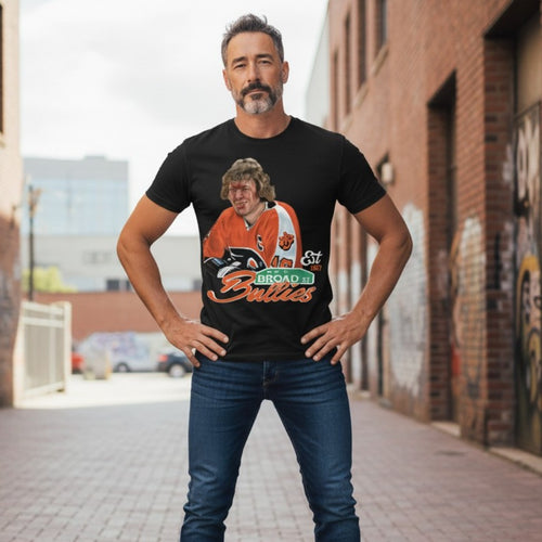 Broad Street Bullies Vintage Hockey Tribute T-Shirt – Philadelphia Inspired Retro Fan Graphic Tee