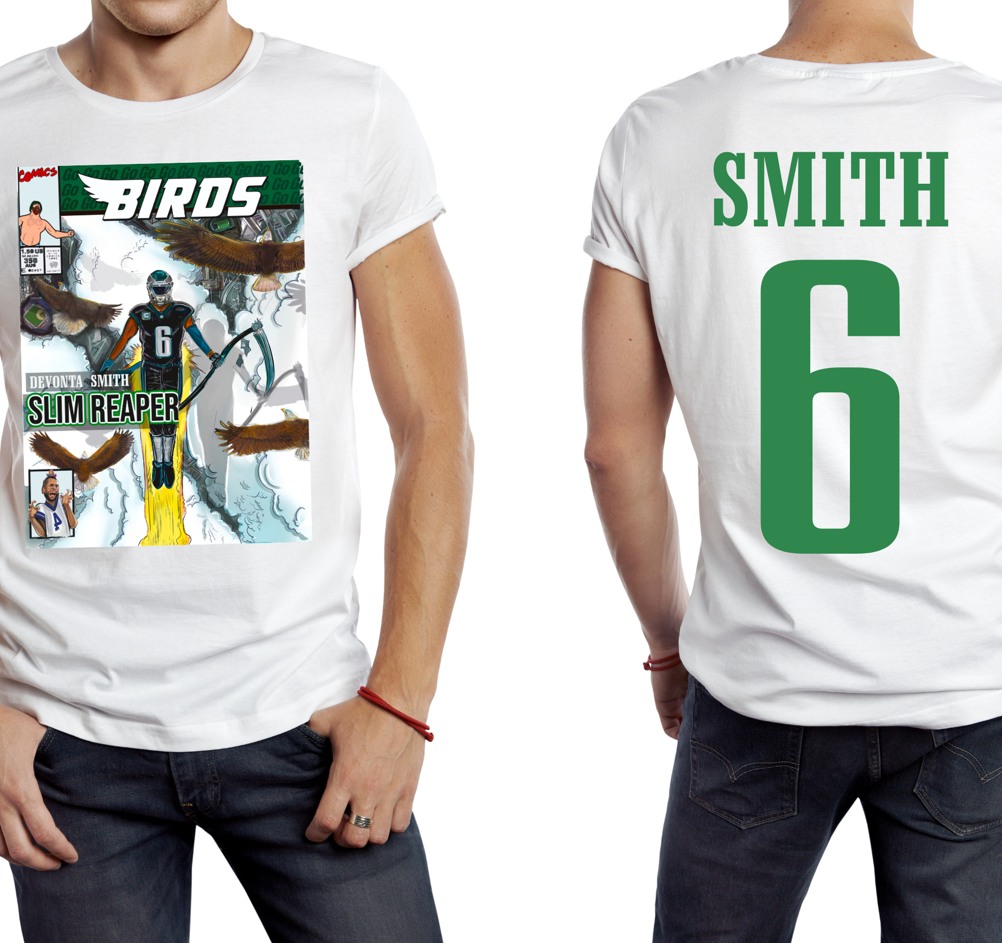 Devonta "slim Reaper" inspired Men's T-shirt