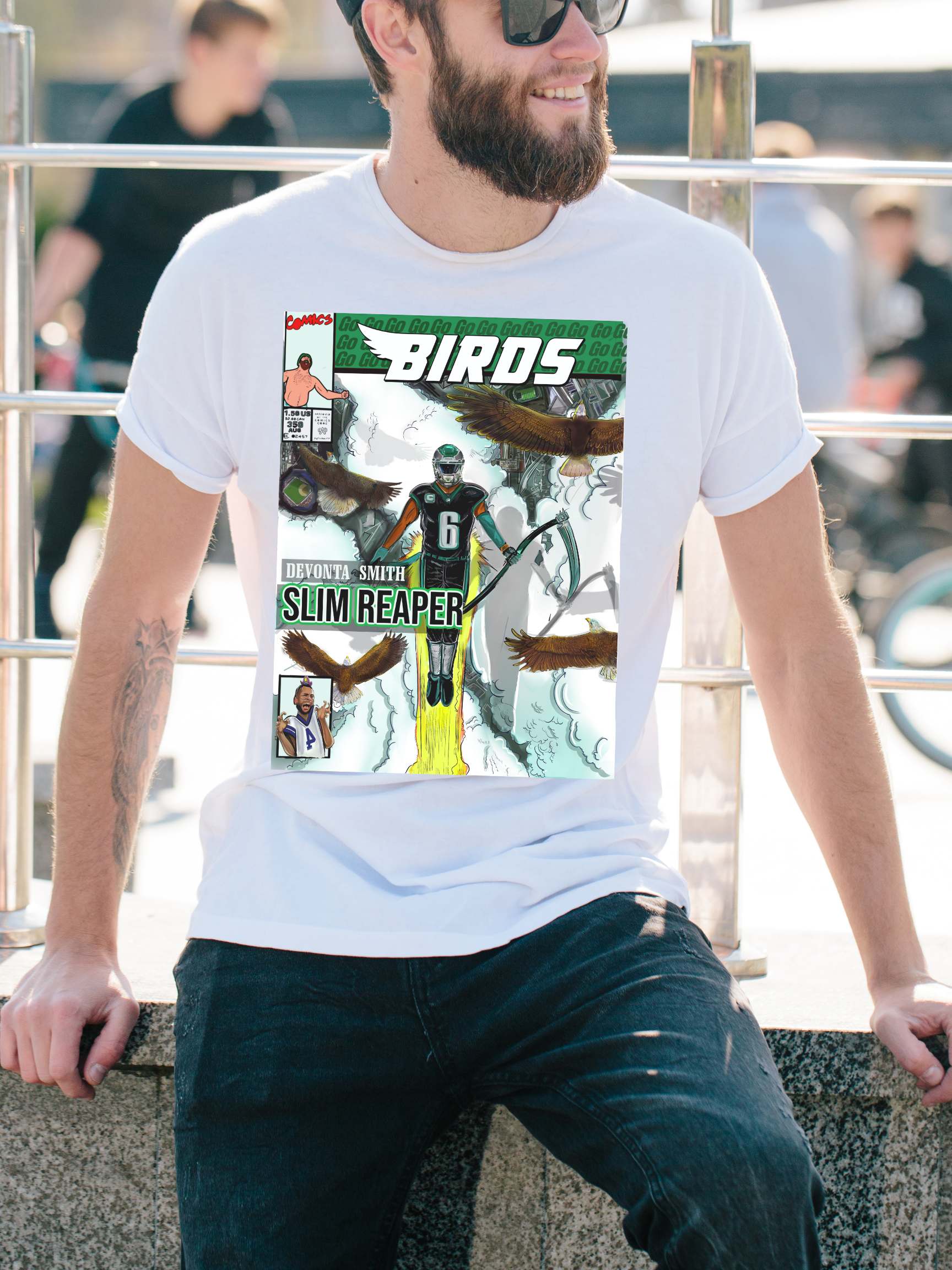 Devonta "slim Reaper" inspired Men's T-shirt