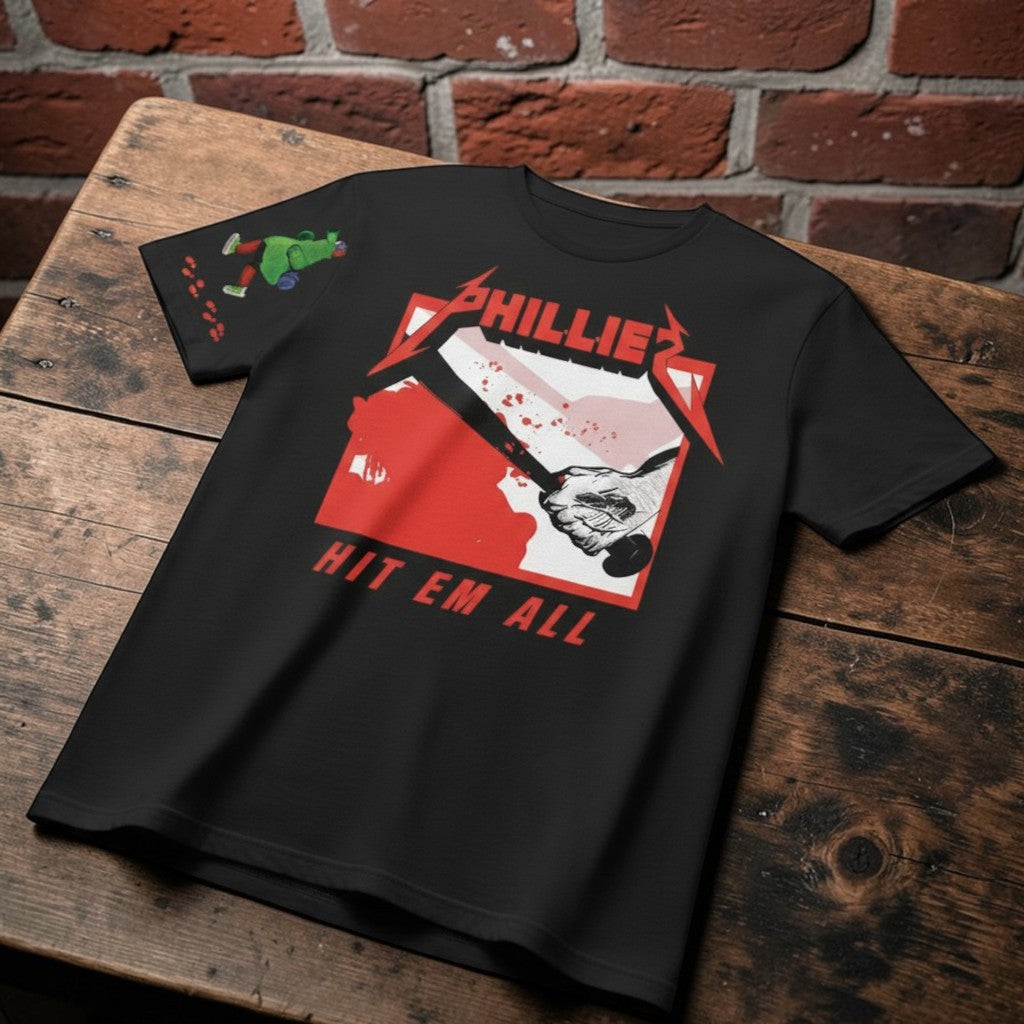 Hit Em All Philadelphia Baseball Inspired Tee I chadsters Original