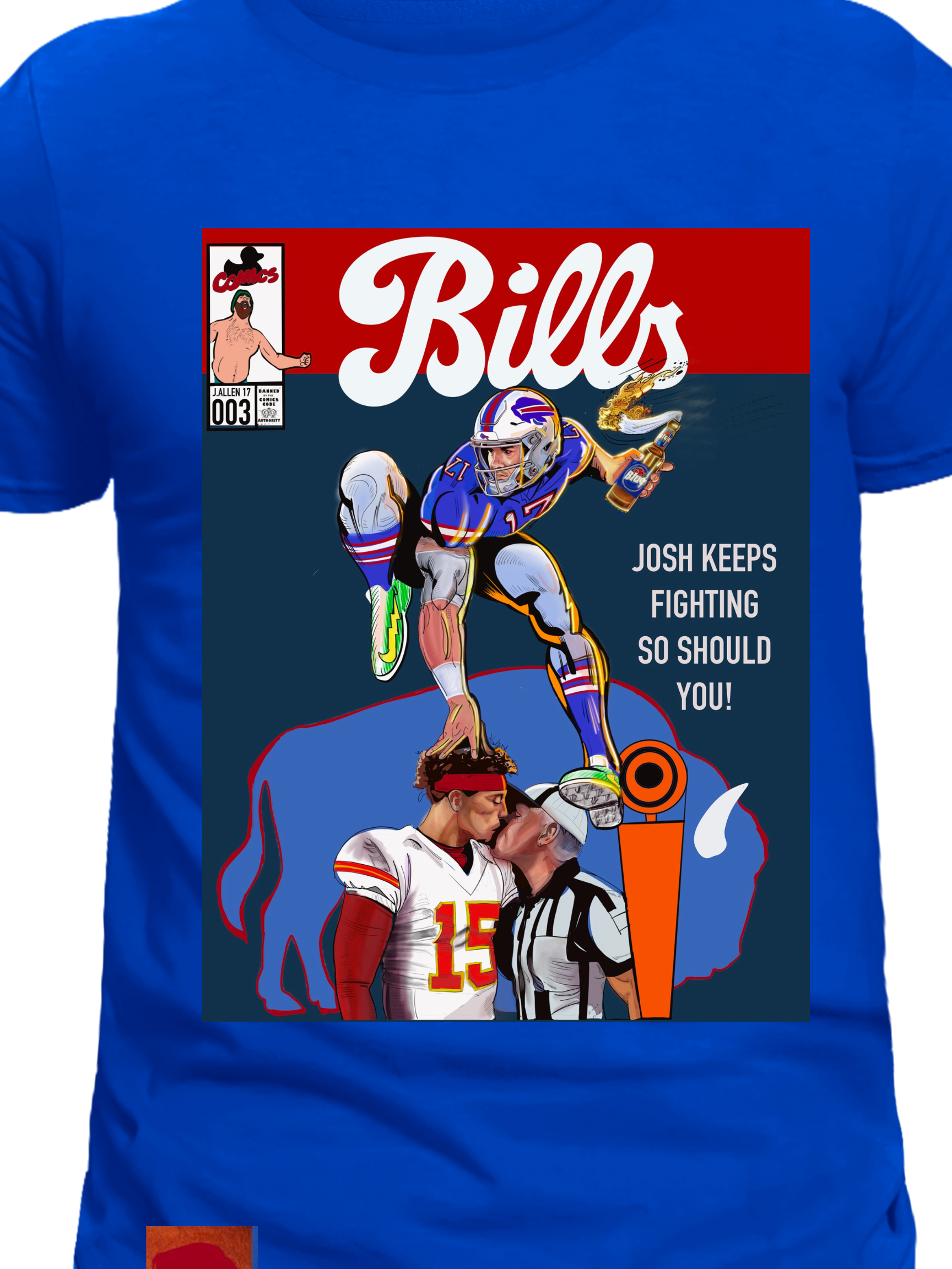 Buffalo Football  Comic Cover Shirt