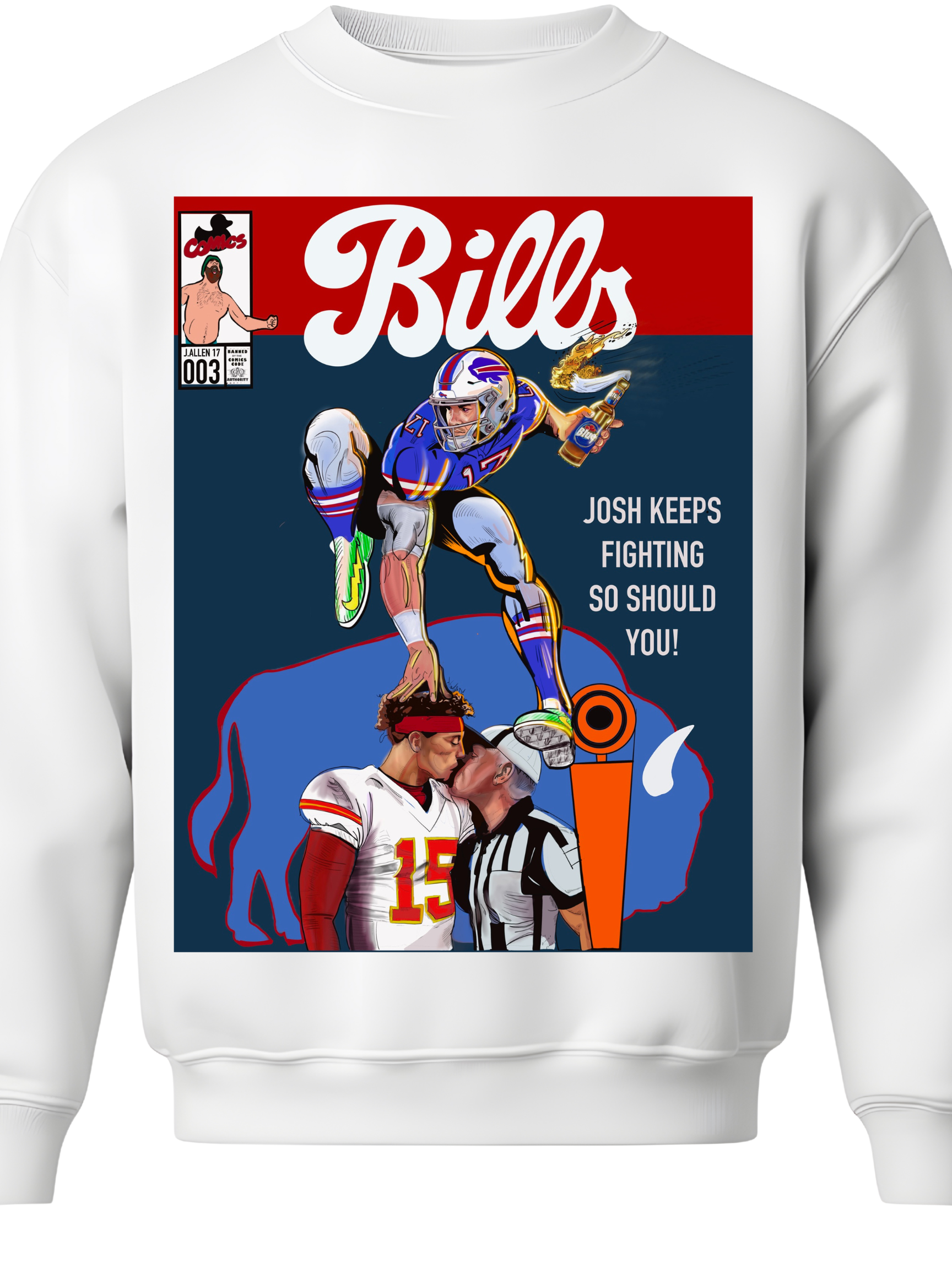 Buffalo Football  Comic Cover Shirt
