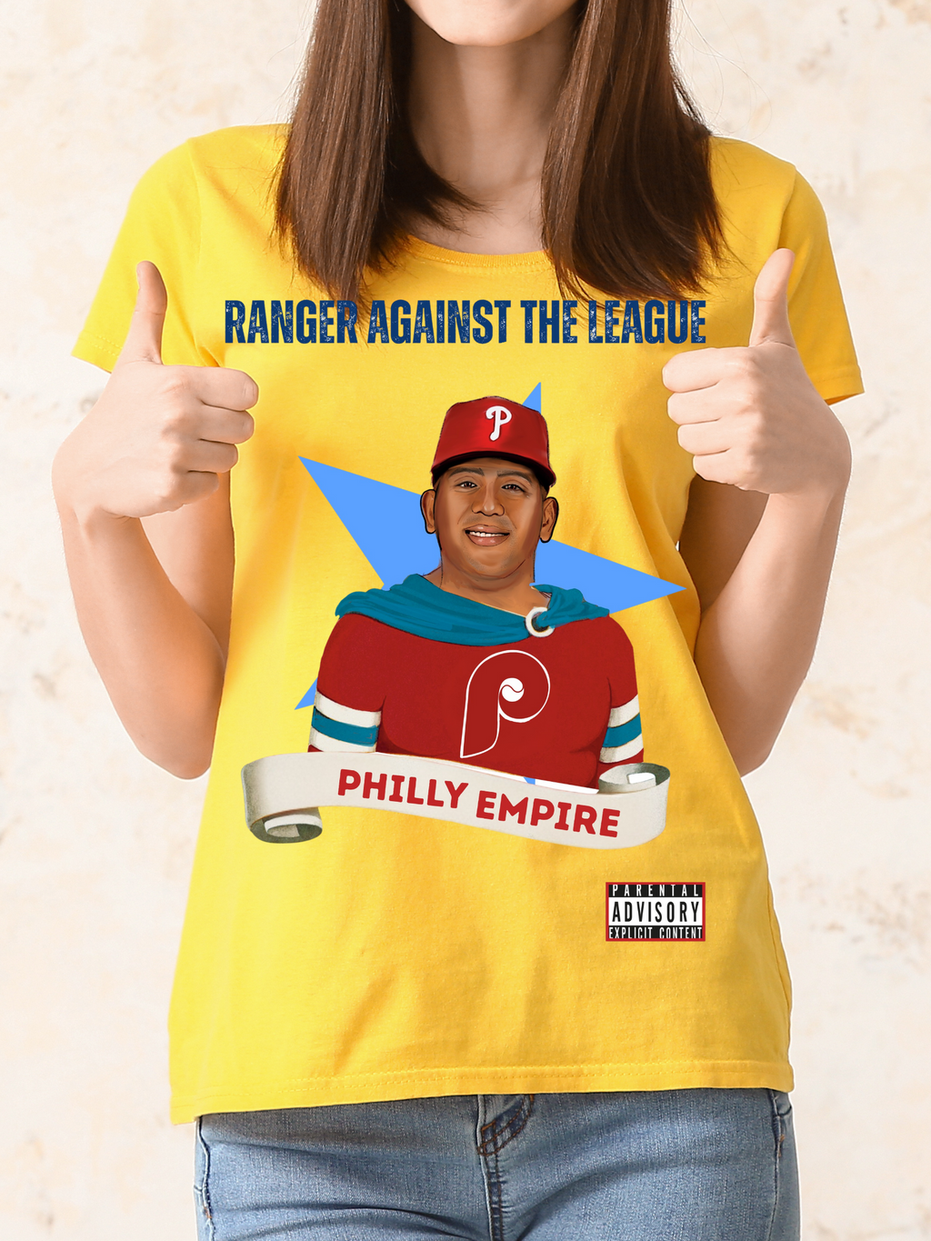 "Ranger Against the League" | Philly Empire Fan Tee(Female)
