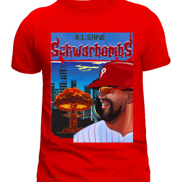 Schwar-Bombs Goosebumps crossover T- Shirt