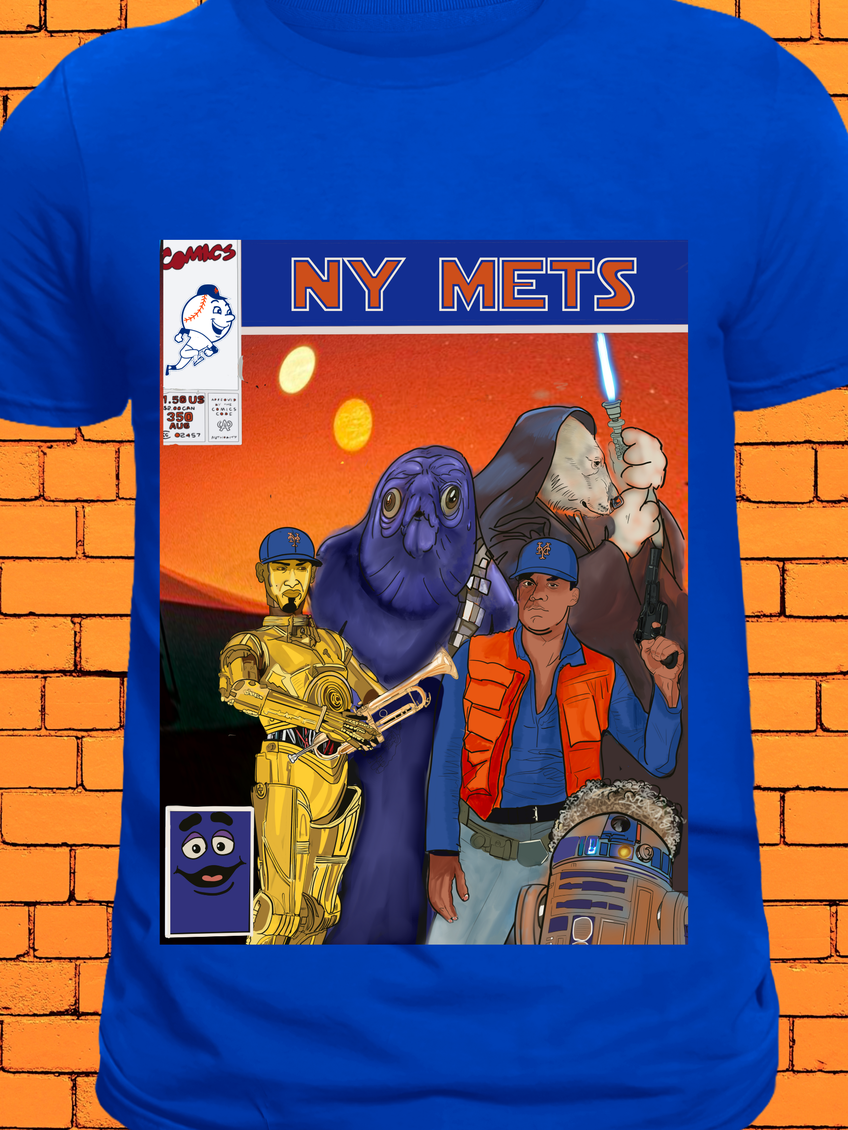 Galactic Gameday Squad Tee – NY Baseball New hope Shirt