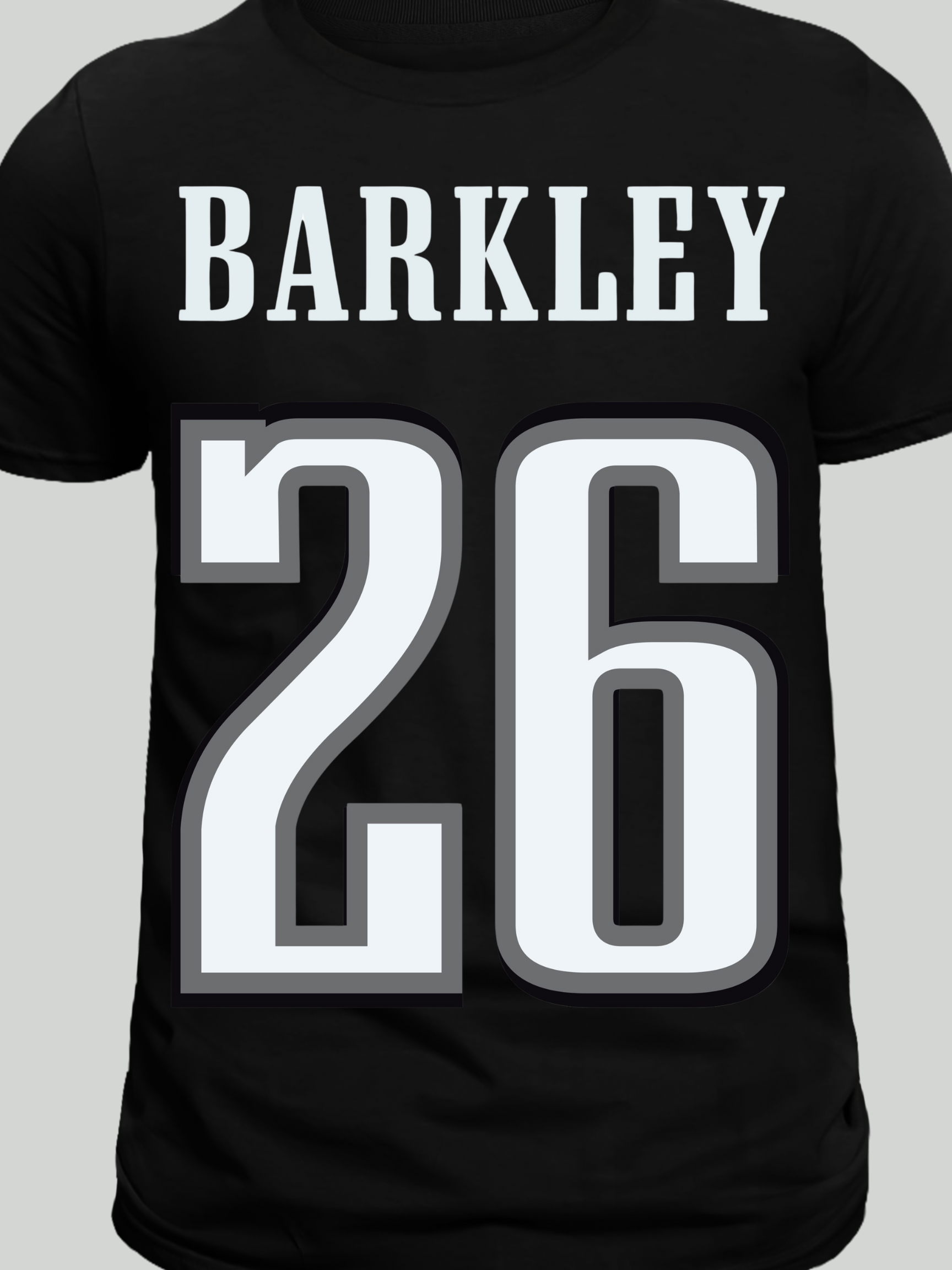 Illustrated football player in superhero comic style, charging forward with exaggerated muscles and dynamic action background – parody sports shirt design.