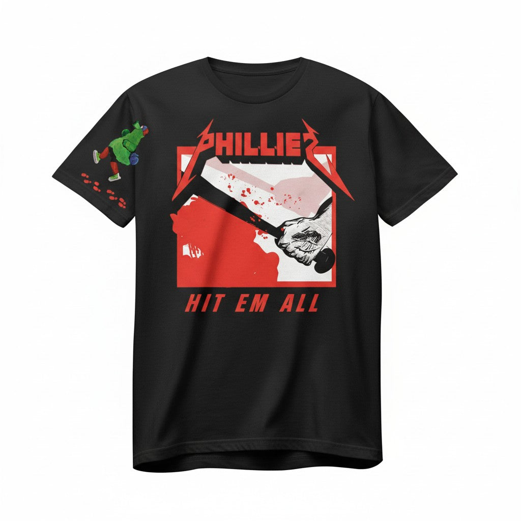 Hit Em All Philadelphia Baseball Inspired Tee I chadsters Original