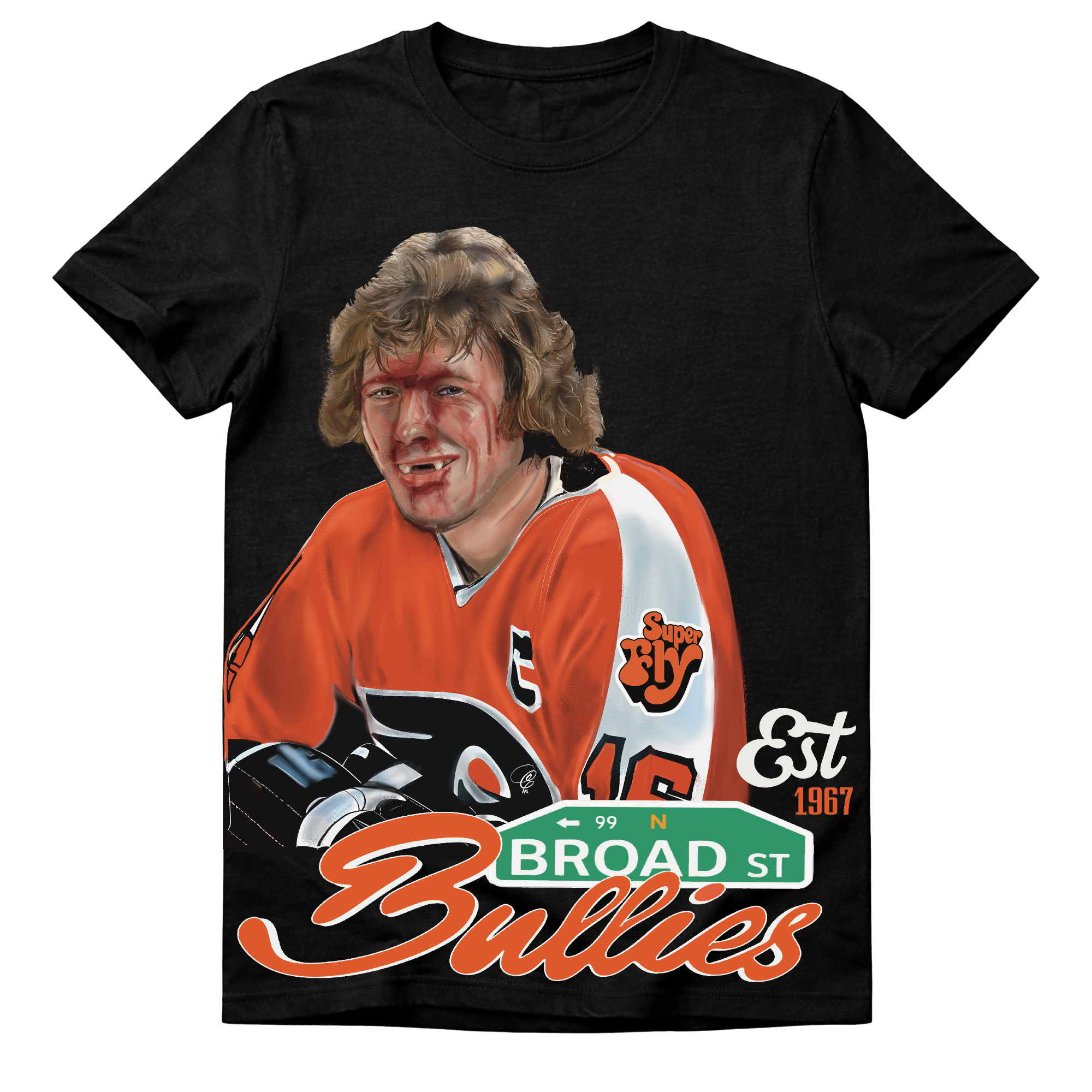 Broad Street Bullies Vintage Hockey Tribute T-Shirt – Philadelphia Inspired Retro Fan Graphic Tee