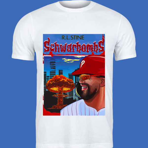 Schwar-Bombs Goosebumps crossover T- Shirt