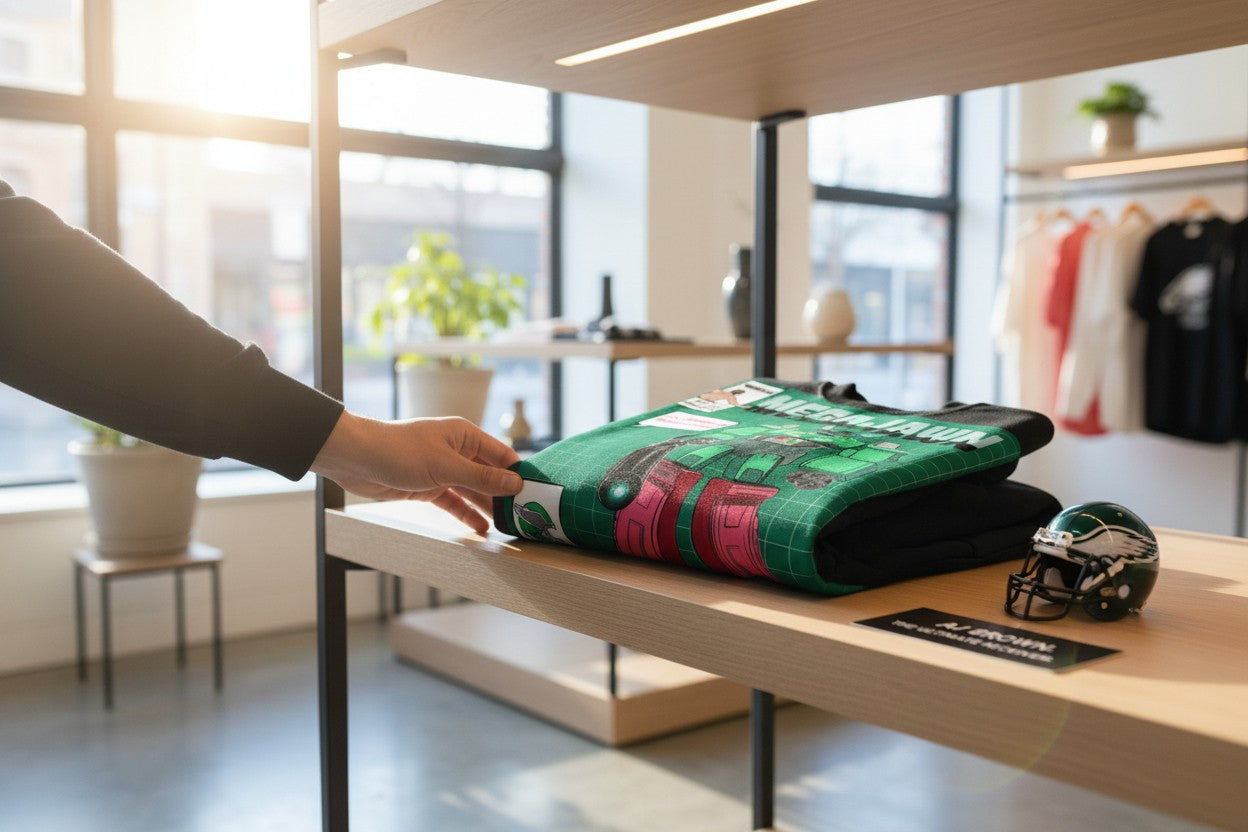 MegaJawn Philly Football Graphic Sweatshirt | Philly Jawn Fan Art Tee | Original Philadelphia Fanwear