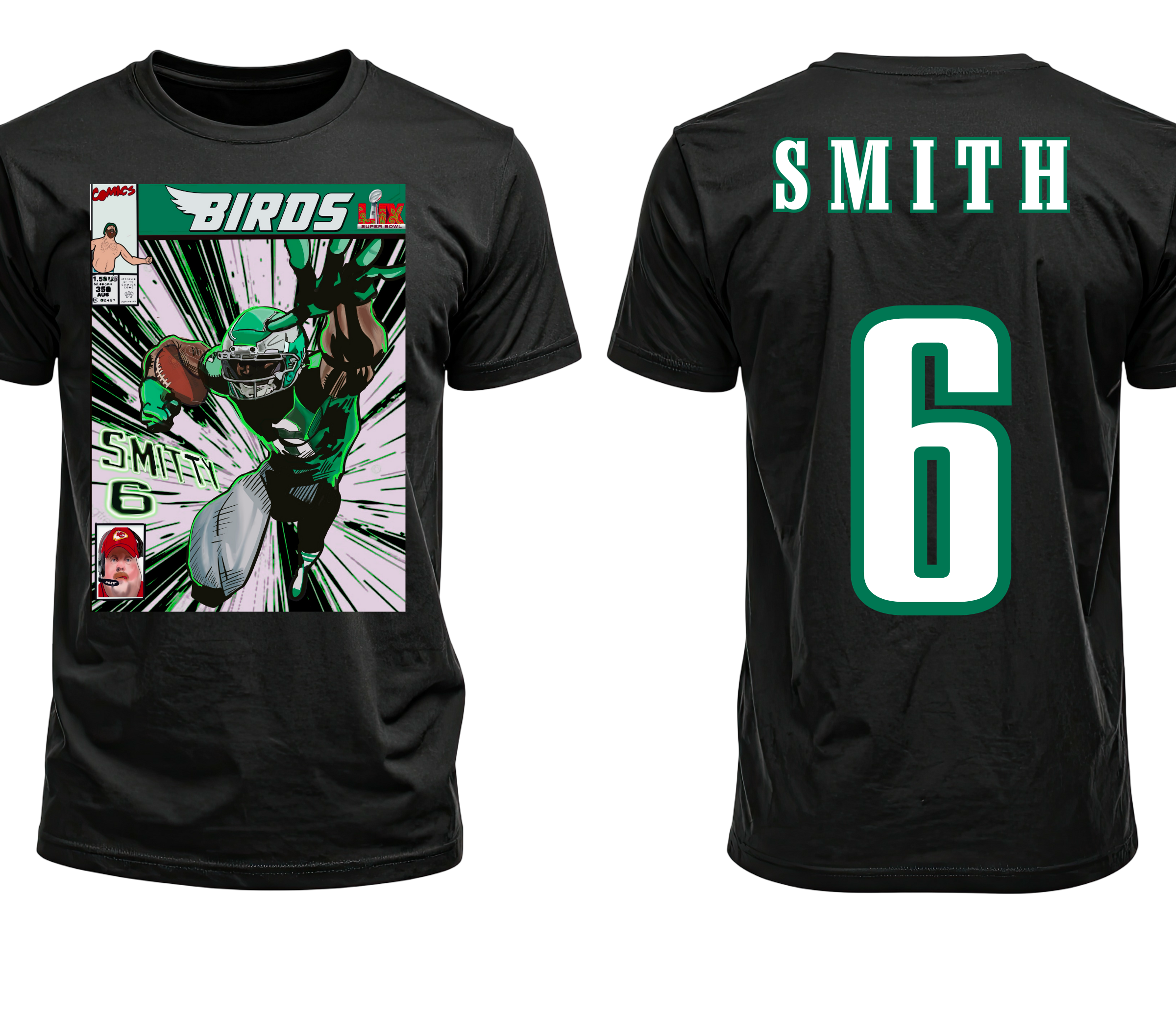Smitty Volume 1 Go Birds T-Shirt ( Chadsters original artwork)