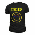 Steel City Football Smiley Tee & Hoodie – Black and Gold Fan Graphic Shirt I Chadsters original