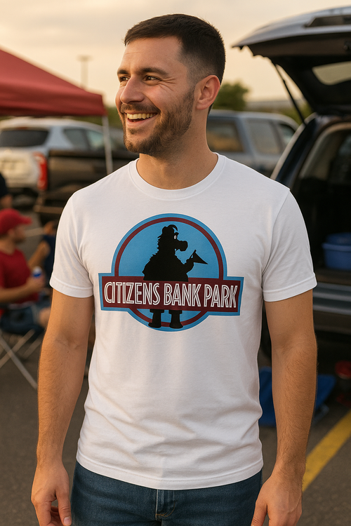 Citizens Bank Park Gets Jurassic  Shirt for Fans