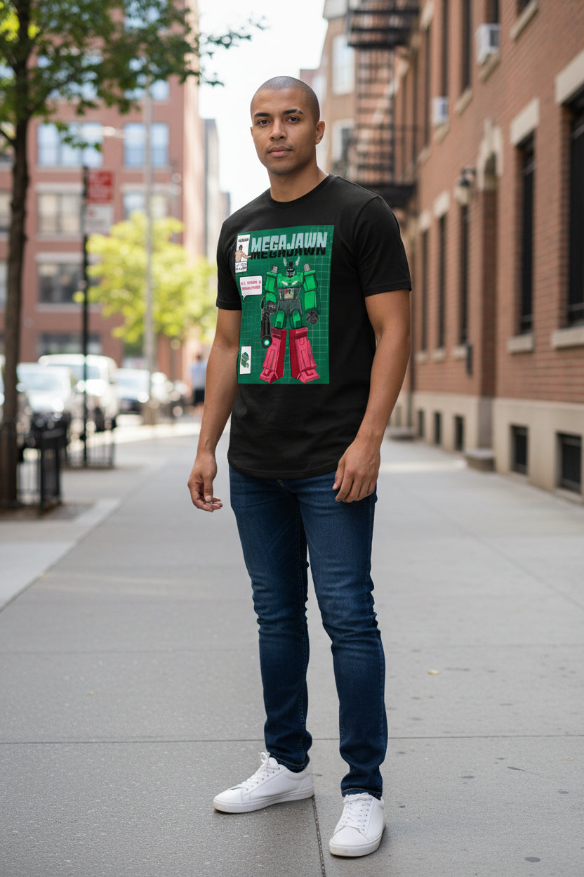 MegMegaJawn Philly Football Graphic T-Shirt | Philly Jawn Fan Art Tee | Original Philadelphia Fanwear